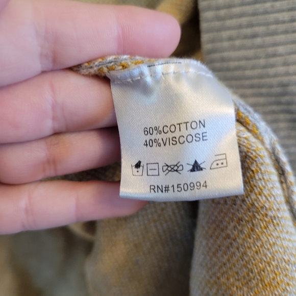 Belldini Gray Cream Gold Houndstooth Open Cardigan - Picture 4 of 5